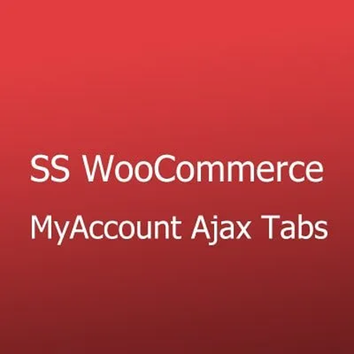افزونه SS WooCommerce Myaccount Ajax Tabs